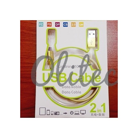 Kabel USB Micro 100cm Jaring