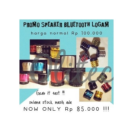 PROMO TURUN HARGA!!!! speaker Logam bluetooth